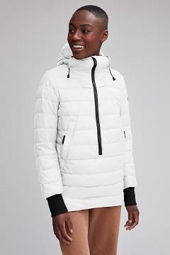 Chamarras Canada Goose Mujer Mexico - Hillhurst Chaqueta De Plumas Black Label Blancos PA3126780